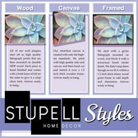 Stupell Industries Odaberite sretni tekst zeleni listovi neutralno smeđe zidne ploče od strane Kim Allen