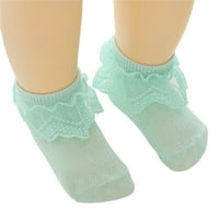 ;/ Čipkaste čarape s volanima za djevojčice, rastezljive dječje čarape za čamce, prozračne čarape za šetnju princeze za malu djecu