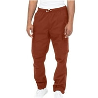muške teretne hlače abound, velike i visoke radne hlače, ulične taktičke hlače, klasična radna odjeća, teretne hlače s više džepova