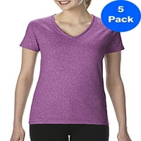 Ženska majica od teškog pamuka u obliku slova 5 oz, 5 pakiranja