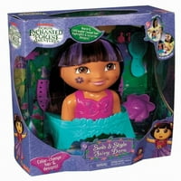 Dora Začarana Šuma, pjena i stil vile Dora, lutka za oblikovanje kose s promjenom boje