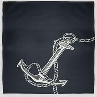 Prekrivač od flisa od sidra u boji morskog psa Mali prekrivač