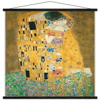 Zidni poster poljubac Gustava Limta s gumbima, 14.725 22.375