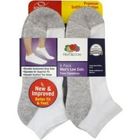Vrhunske muške čarape s dubokim izrezom 6 pakiranja