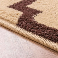 Dobro tkani rešetkasti tepih za unutarnje prostore