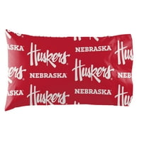 Nebraska Cornhuskers Krevet u setu torbe, veličine kraljice, boje tima, poliester, set