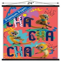 Vivo - cha cha cha zidni plakat s drvenim magnetskim okvirom, 22.375 34