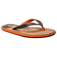 Muške udobne tange sandale dvostruke gustoće smeđe-narančaste boje