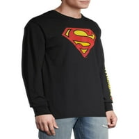 Muška majica sa stripom i velikim muškim Supermanom od mumbo-mumbo