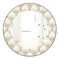 Dizajnersko ogledalo modni kožni kauč u boemskom i eklektičnom stilu-ovalno ili okruglo zidno ogledalo