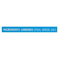 Sardine s potpisom bez kože i kostiju skuhajte u vodi s dodatkom soli, 3 unce