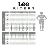 Lee Riders Women Plus Size Quarter Shoave Classic Classic Button-Front Career Majica