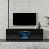 Aukfa Modern TV stajalište za TV - LED TV ormarić za dnevnu sobu - crno