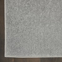 Unutarnji i vanjski tepih 2 ' 6 ' srebrno siva