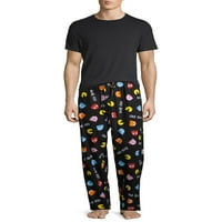 Pac-man muške pidžame hlače