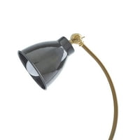 Stolna svjetiljka od 19 19 s crnim metalnim sjenilom
