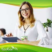 Ecoearth Clear 3 4 Horizontalni držač ID značke + Crni vrpci + Papir all-in-jedan komplet