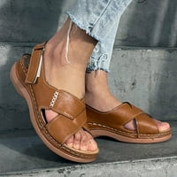 Ljetne sandale za žene za žene udobne ženske Slatke sandale s otvorenim prstima koje podupiru luk udobne ljetne ravne sandale