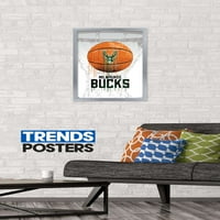 Milwaukee Bucks - plakat zida s kapljicom, 14.725 22.375