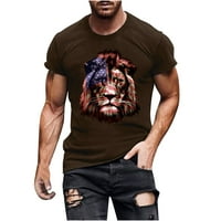 4. srpnja predimenzionirana muška majica na rasprodaji nova modna casual sportska odjeća Muška sportska majica s printom bluze i