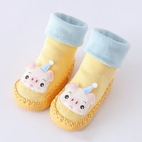 ;/ 1 par dječjih podnih čarapa s likovima iz crtića tople čizme s likovima iz crtića protuklizne cipele za malu djecu za bebe