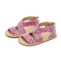 Fanvereka za novorođene djevojčice Leopard vanjske sandale s mekim potplatom za malu djecu