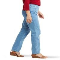 Šik ženske hlače laganog kroja s elastičnom elastikom u struku