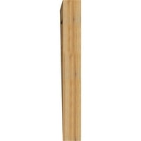 Ekena Millwork 6 W 46 D 46 H Olimpijski tradicionalni grubi nosač, zapadni crveni cedar