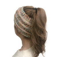 Traka za glavu,trake za žensku kosu, jesensko-zimska pletena traka za glavu, kapa od konjskog repa, Vuna