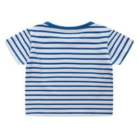 Majica s okruglim ovratnikom sa životinjskim printom za dječake, smiješni Praznični pulover, ljetne majice na plaži Na pruge