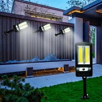 Kućanski predmeti na svjetlo solarno ulično svjetlo, vodootporna ulična svjetla na solarni pogon od sumraka do zore sa senzorom pokreta