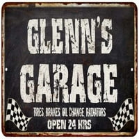 Poklon za ukrašavanje natpisa garaža u stilu crnog grungea 208120005168