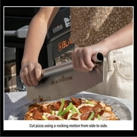Blackstone 15 Pizza Pizza rezač pizze od nehrđajućeg čelika s poklopcem noža, 1. lb