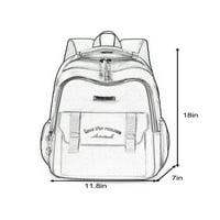 Dječji ruksak Višenamjenski ruksak velikog kapaciteta vodootporna torba za knjige s više džepova zaštita kralježnice za djevojčice