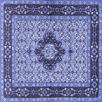Tradicionalni pravokutni perzijski tepisi u plavoj boji za prostore tvrtke, 7' 9'